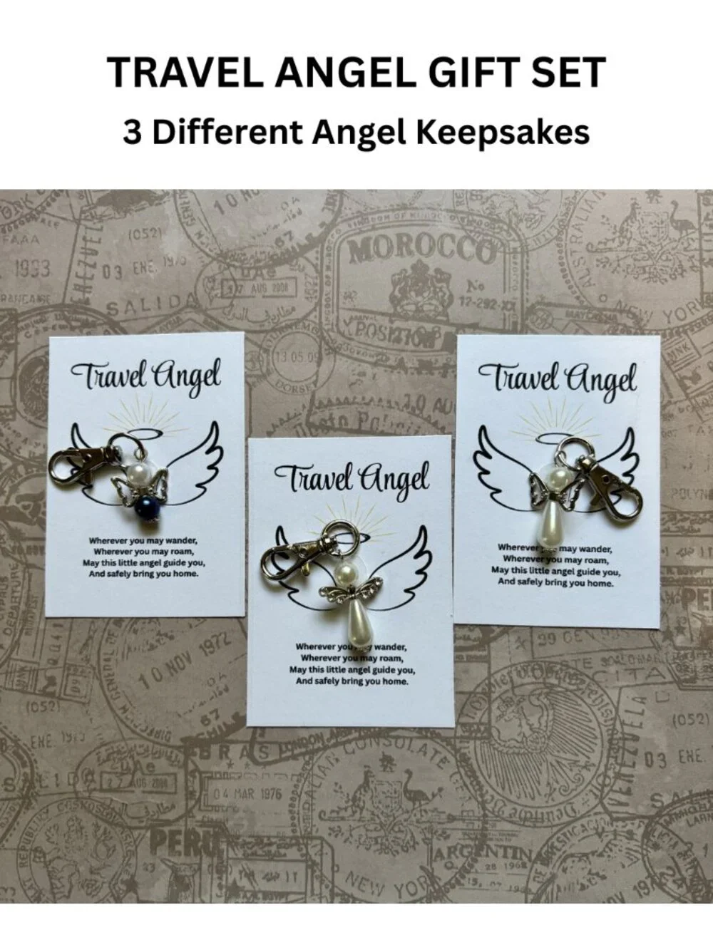 Travel Angel Pocket Hug Gift Set of 3 – Safe Travels Angel Keepsakes